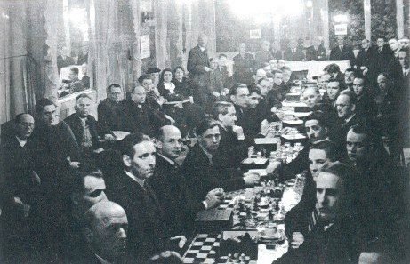 Generalversammlung des Schachklubs Hietzing Wien 1936
